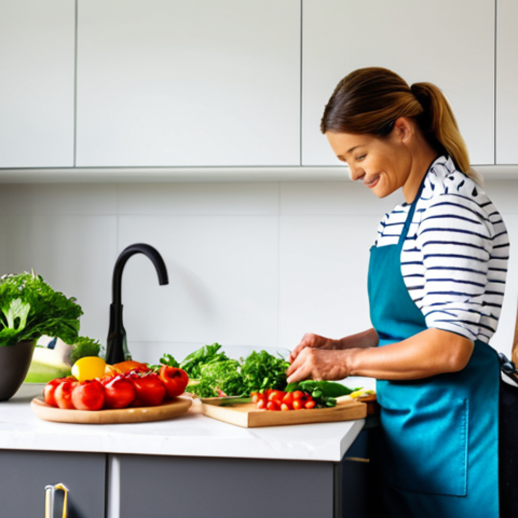 다발성 경화증 예방을 위한 생활습관 - Anti-Inflammatory Meal Prep**

"A bright and colorful image of a fully clothed woman in a modern kit...