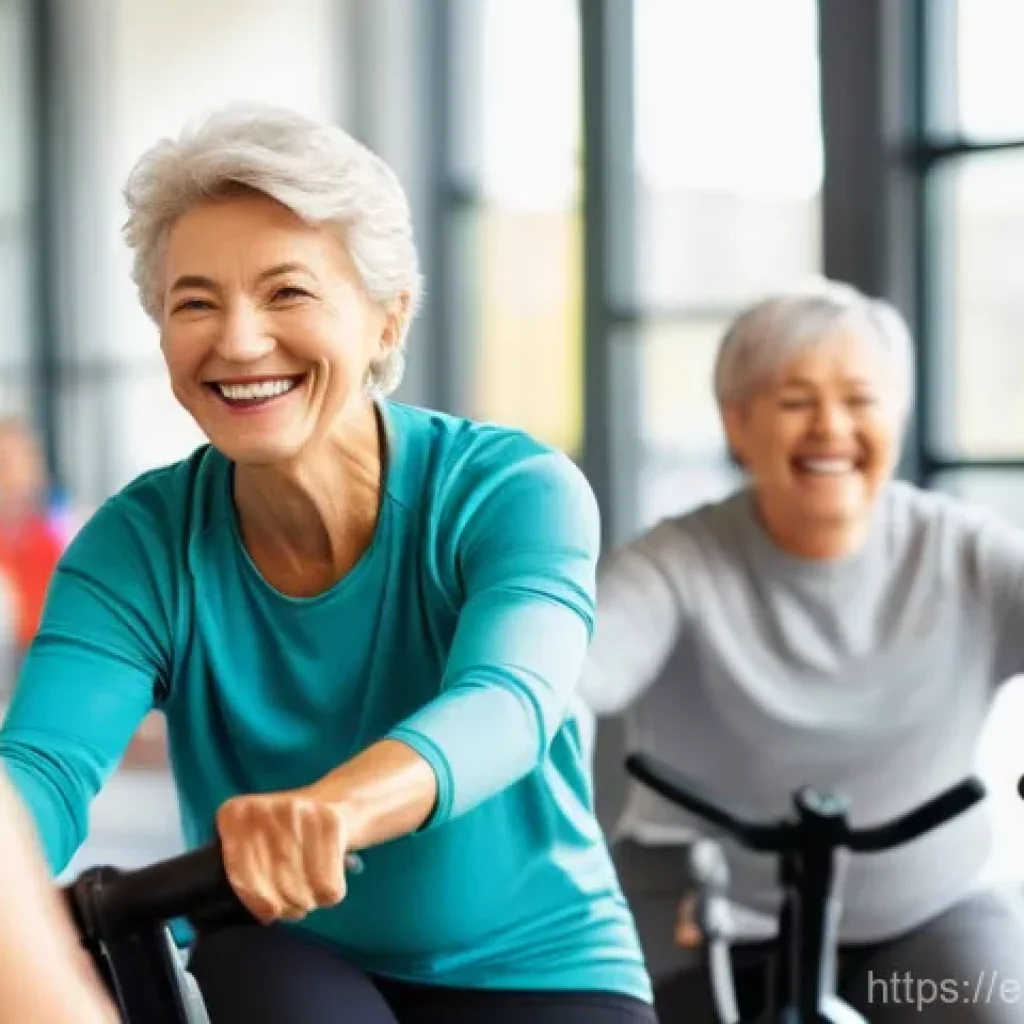 파킨슨병 환자를 위한 재활 프로그램 - **Prompt 1: Dynamic Rehabilitation in Action**
    "A vibrant, realistic image capturing a diverse g...